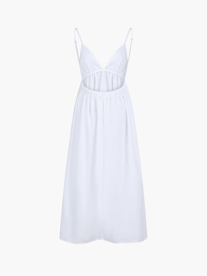 Maxi-jurk Zomerjurk Rugloos Elegant Cut-Out