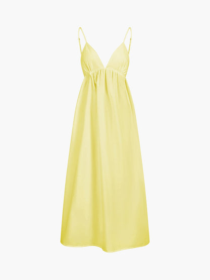 Maxi-jurk Zomerjurk Rugloos Elegant Cut-Out