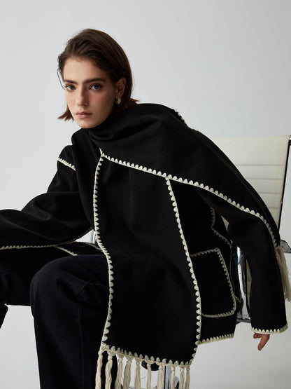 Amella | Maglione elegante con sciarpa abbinata