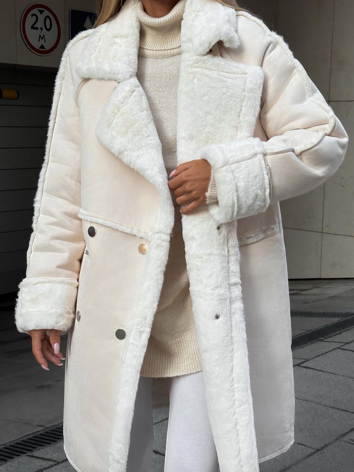 Dames Fleecejas Lange Polar Stijlvol Warm