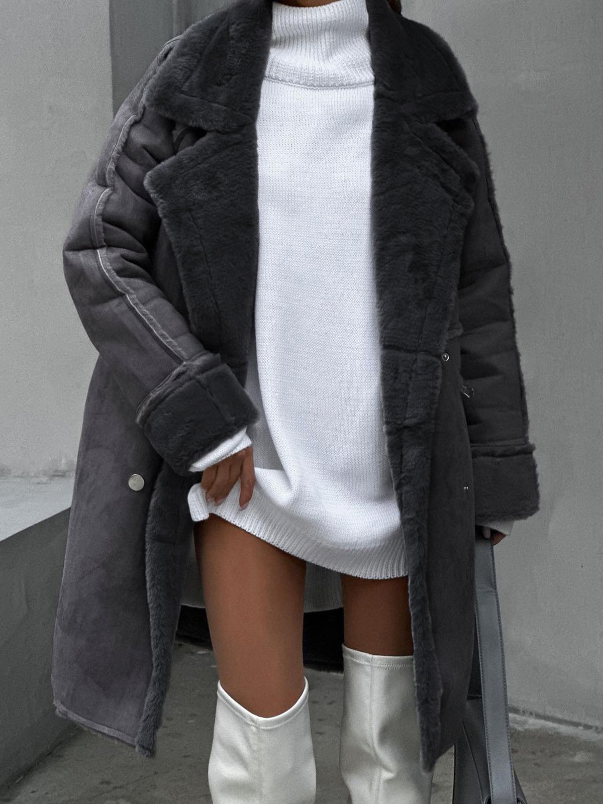 Dames Fleecejas Lange Polar Stijlvol Warm