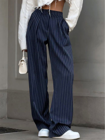 Vrouwen Pantalon Gestreept Luchtig Zomerse Stijl - Mode Vibes