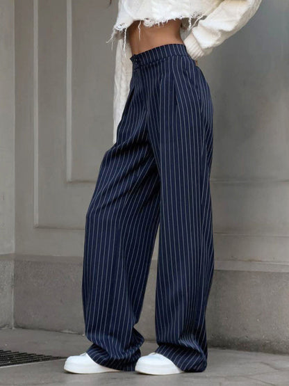 Vrouwen Pantalon Gestreept Luchtig Zomerse Stijl