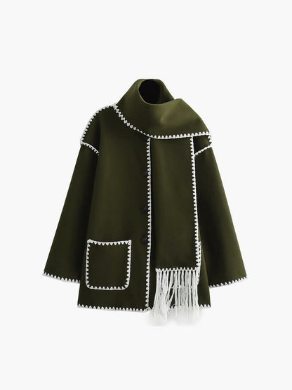 Amella | Maglione elegante con sciarpa abbinata