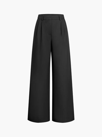 Vrouwelijke Pantalon Breed Moderne Comfortabele Stof