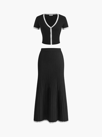 Marlis | Elegante set gonna maglione