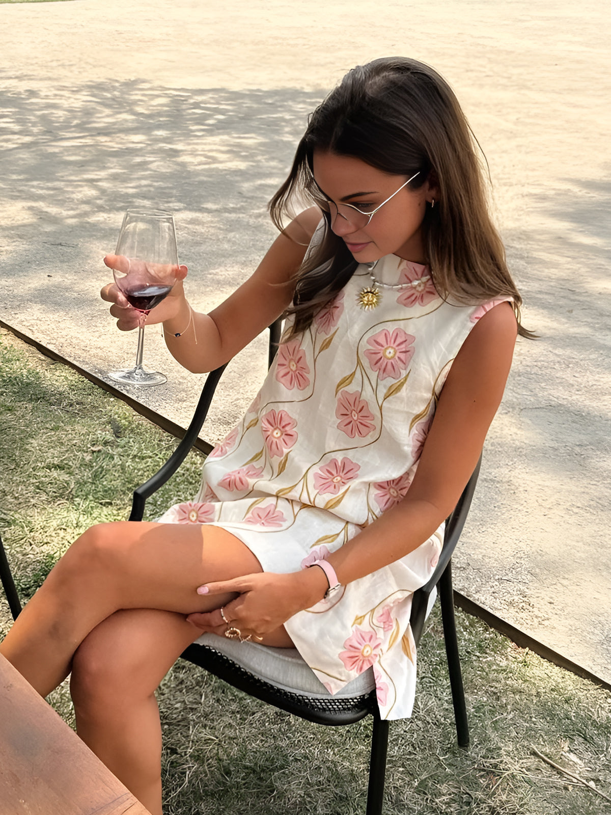 Dames Mouwloze Zomerjurk Lichtvallend Comfortabel - Mode Vibes

