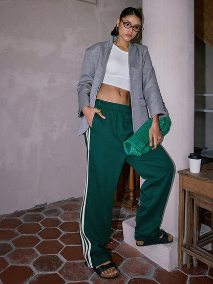 Bertina | Pantaloni patchwork a righe