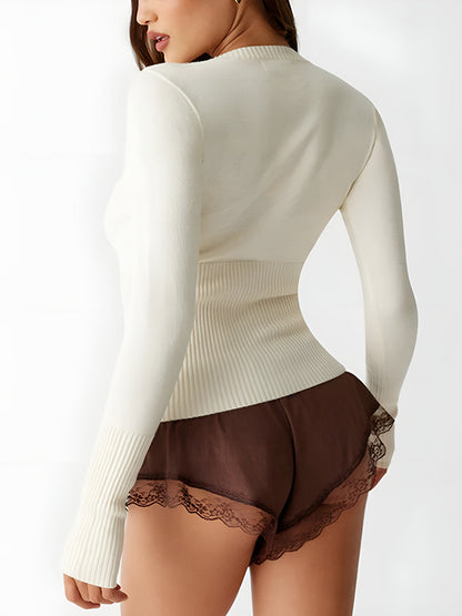 Dames Trui Gebreid Casual Elodie