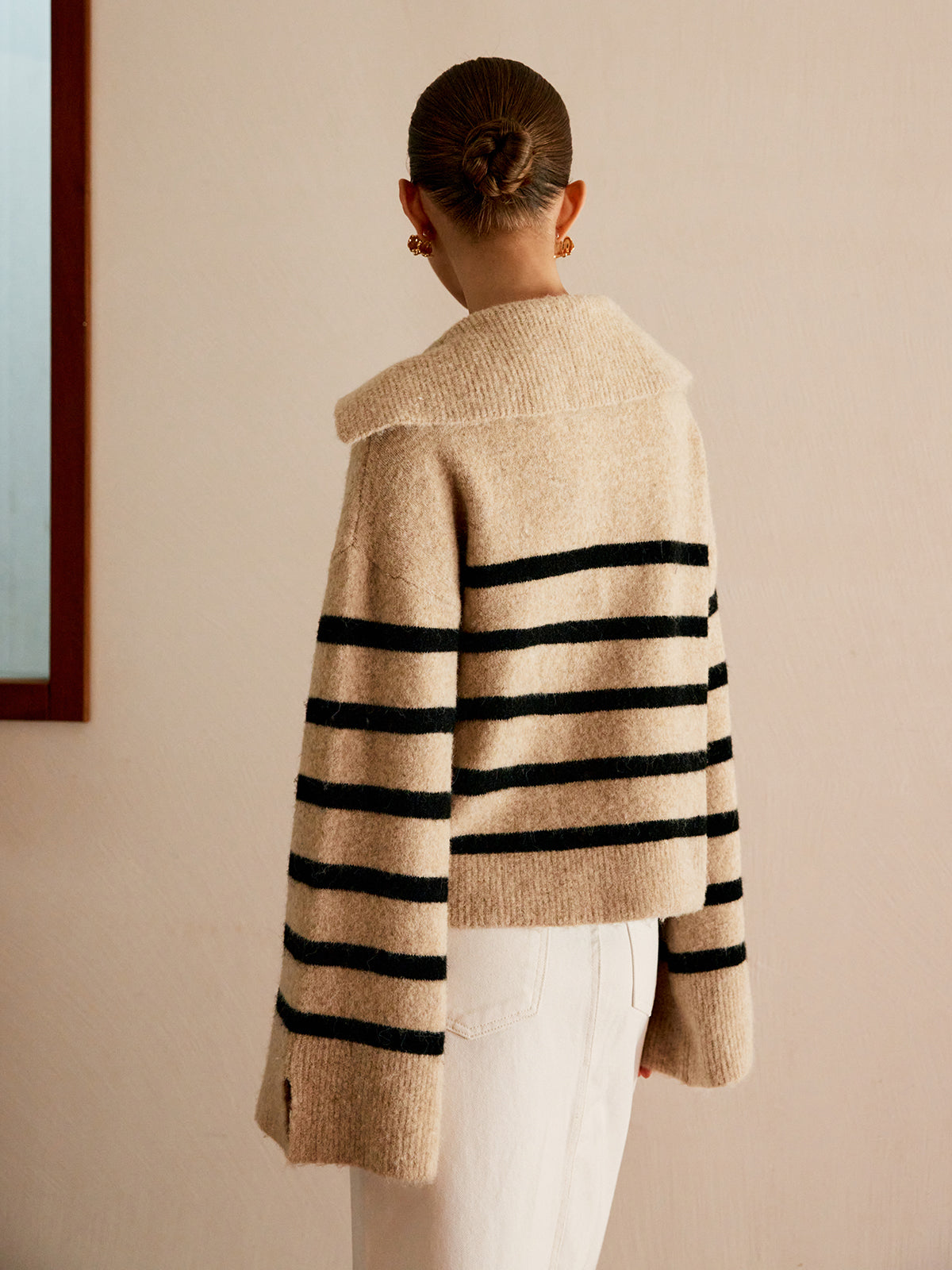 Dames Trui Oversized Streepjes Celina