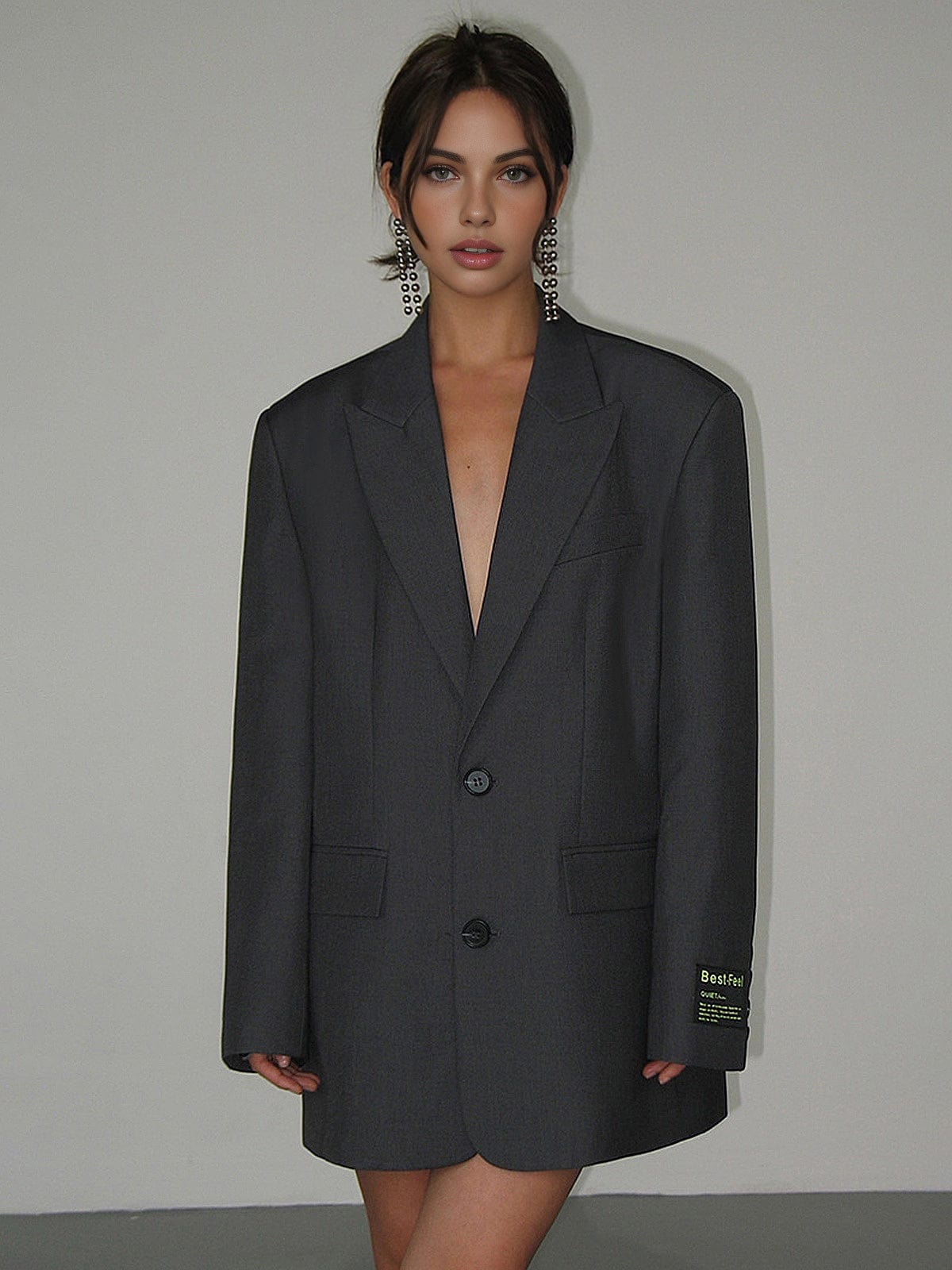 Oversized Blazer Trendy Minimalistisch Design