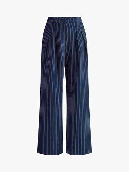 Vrouwen Pantalon Gestreept Luchtig Zomerse Stijl