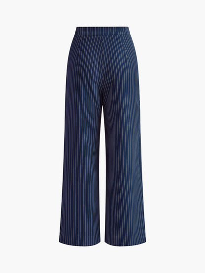 Vrouwen Pantalon Gestreept Luchtig Zomerse Stijl