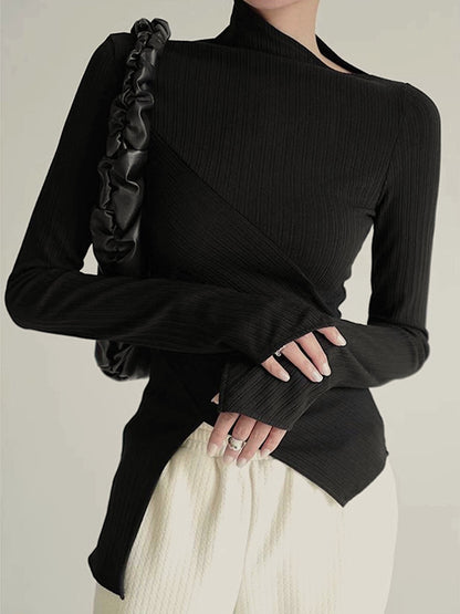 Dames Trui Asymmetrisch Snit Modieus Design - Mode Vibes