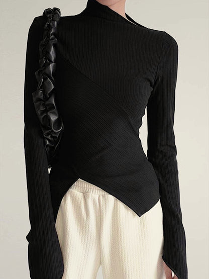 Dames Trui Asymmetrisch Snit Modieus Design