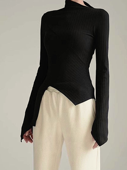 Dames Trui Asymmetrisch Snit Modieus Design