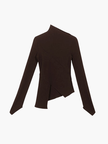Dames Trui Asymmetrisch Snit Modieus Design