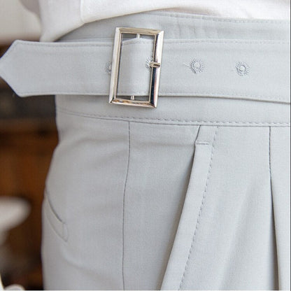 Heren Broek Casual met Gesp voor Dagelijks Gebruik
