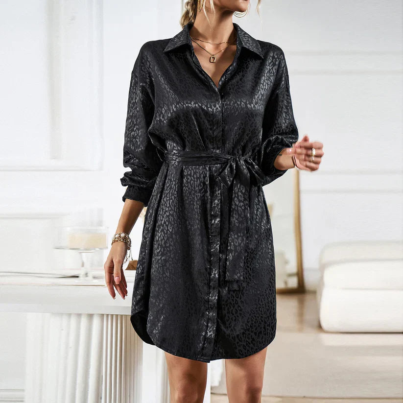 Vrouwelijke Overhemdjurk Elegante Stijl - Mode Vibes