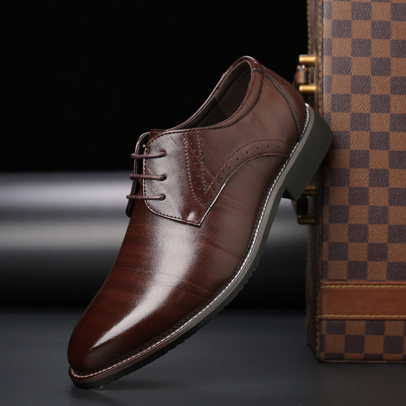 Leren Derby Schoenen Heren Elegant en Comfortabel - Mode Vibes