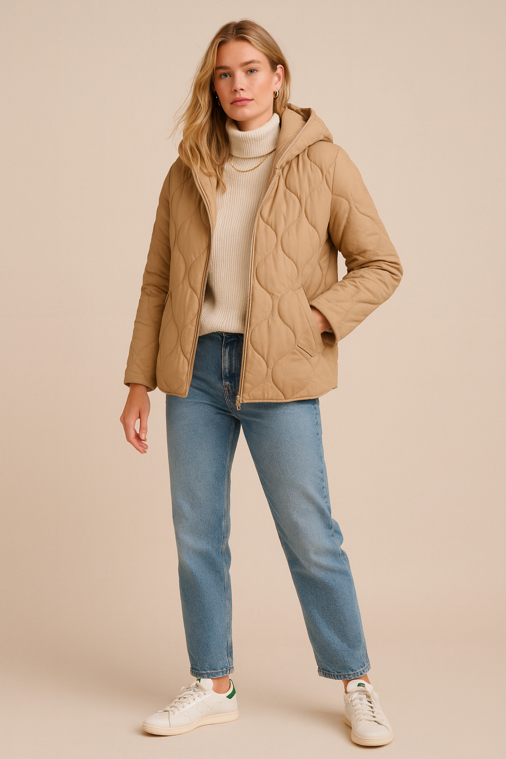 Dames Pufferjas Trendy Warm en Licht - Mode Vibes