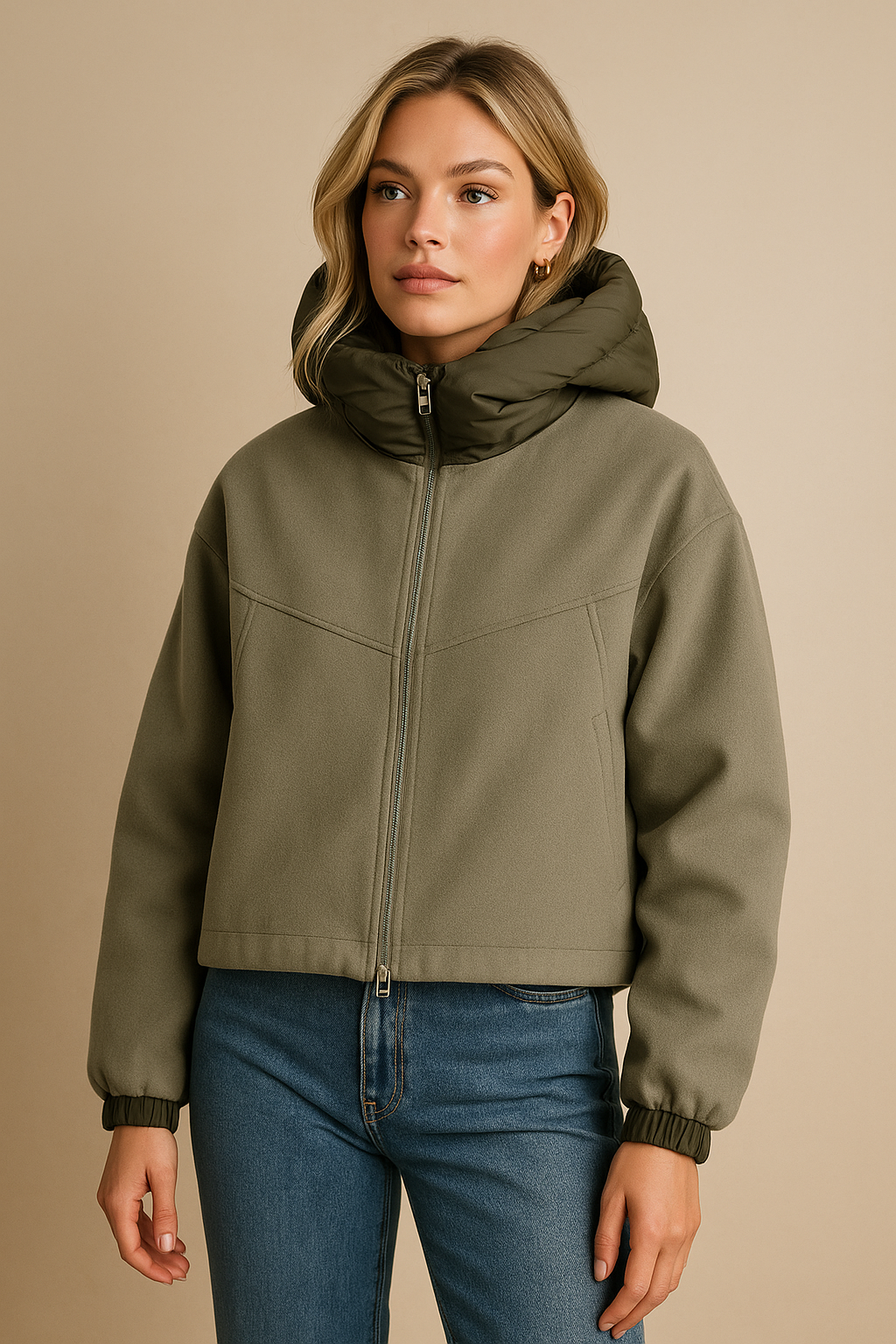 Dames Oversized Jas met Capuchon Stoer en Elegant - Mode Vibes