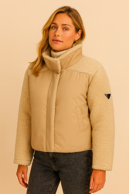 Dames Bomberjack Teddyvoering Warme Winterjas - Mode Vibes