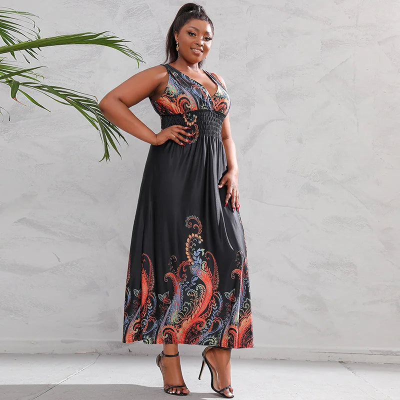 Plus Size Strandjurk Comfortabel Zomerkleding voor Dames