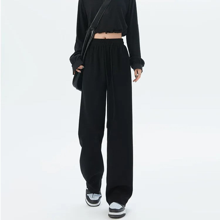 Retro Joggingbroek Vintage Stijlvol Zwart Wit