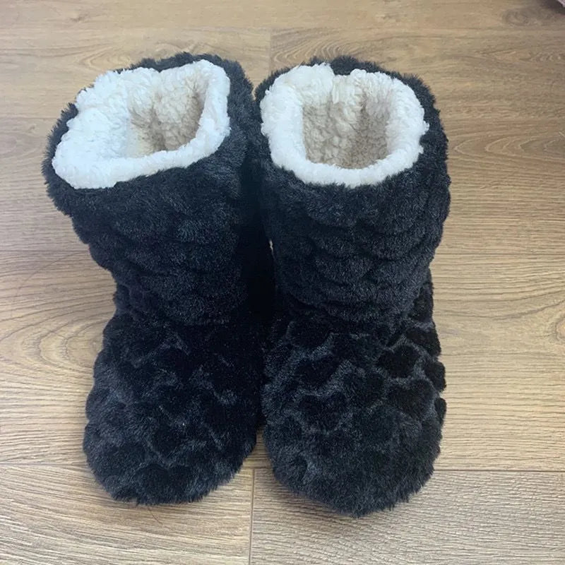 Hoge Pantoffels Warm en Zacht voor Dames