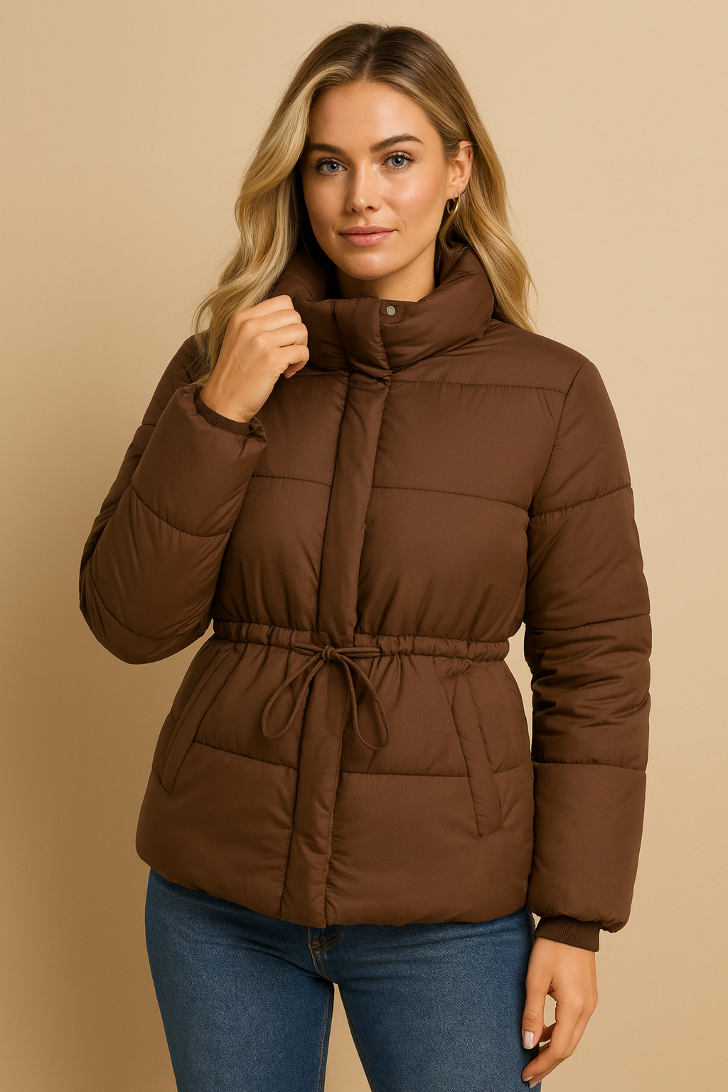Dames Pufferjas Warm Gewatteerd Elegant - Mode Vibes
