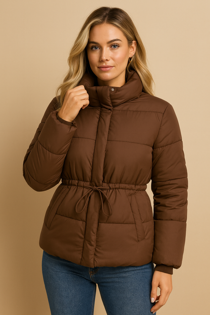 Dames Pufferjas Warm Gewatteerd Elegant - Mode Vibes