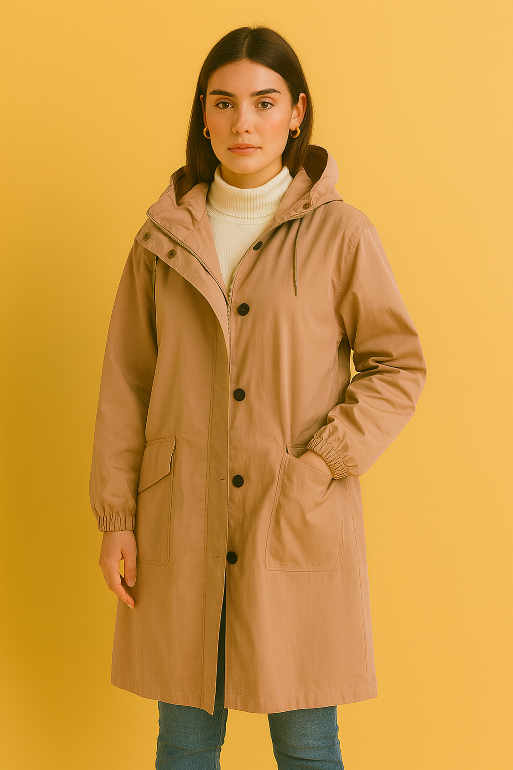 Dames Windjack Capuchon Waterproof Sportief - Mode Vibes