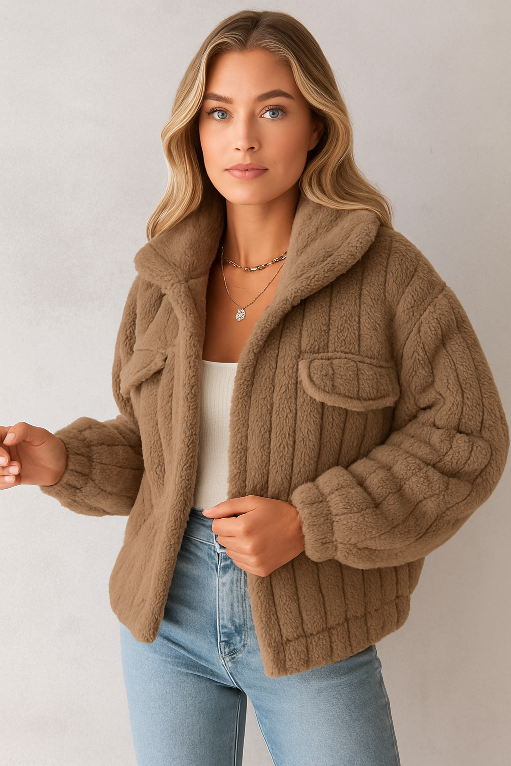 Dames Teddyjas Warm en Zacht Bora - Mode Vibes