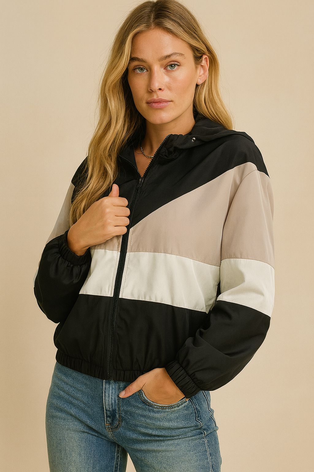 Dames Windjack Stoer Waterdicht met Capuchon - Mode Vibes