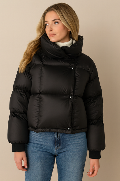 Dames Puffer Jas Kort Moderne Stijl