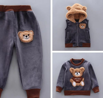 Baby- en Peuterset Berenmotief 3-Delig BearHugs