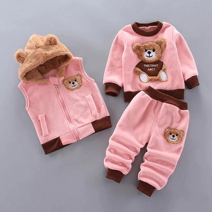 Baby- en Peuterset Berenmotief 3-Delig BearHugs