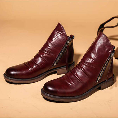 Leren Chelsea Boots Klassiek Design voor Mannen