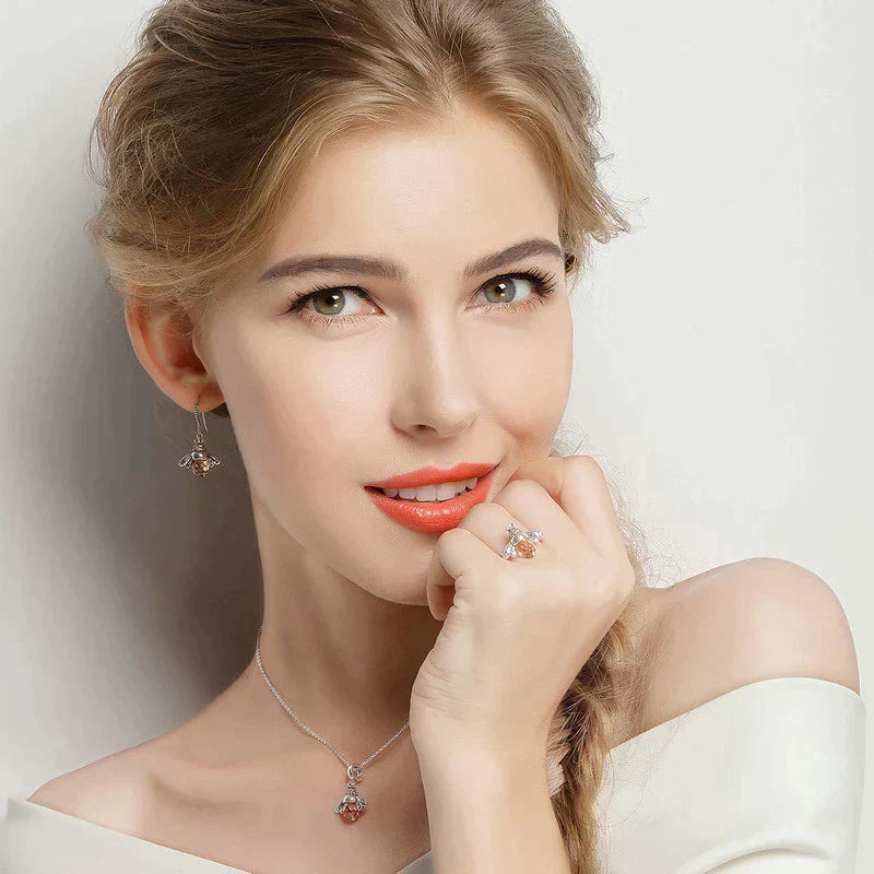 Bijenkoningin Oorbellen Gouden Sieraden