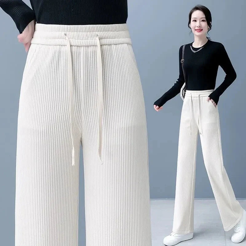 ModeMeester Basis Lace Up Baggy Broek