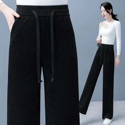 ModeMeester Basis Lace Up Baggy Broek