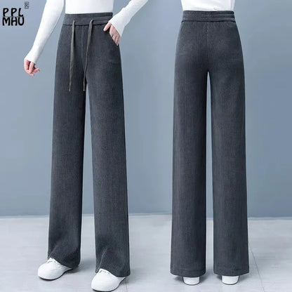 ModeMeester Basis Lace Up Baggy Broek