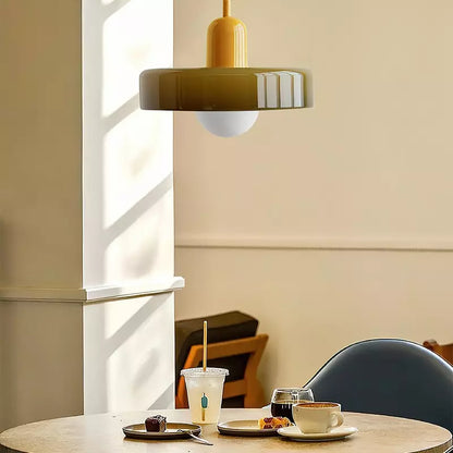 Kleurrijke Hanglamp van Glas Modern Design