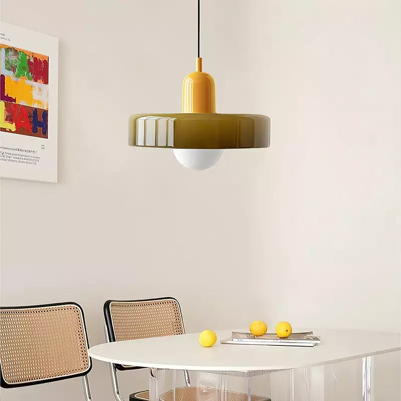 Kleurrijke Hanglamp van Glas Modern Design