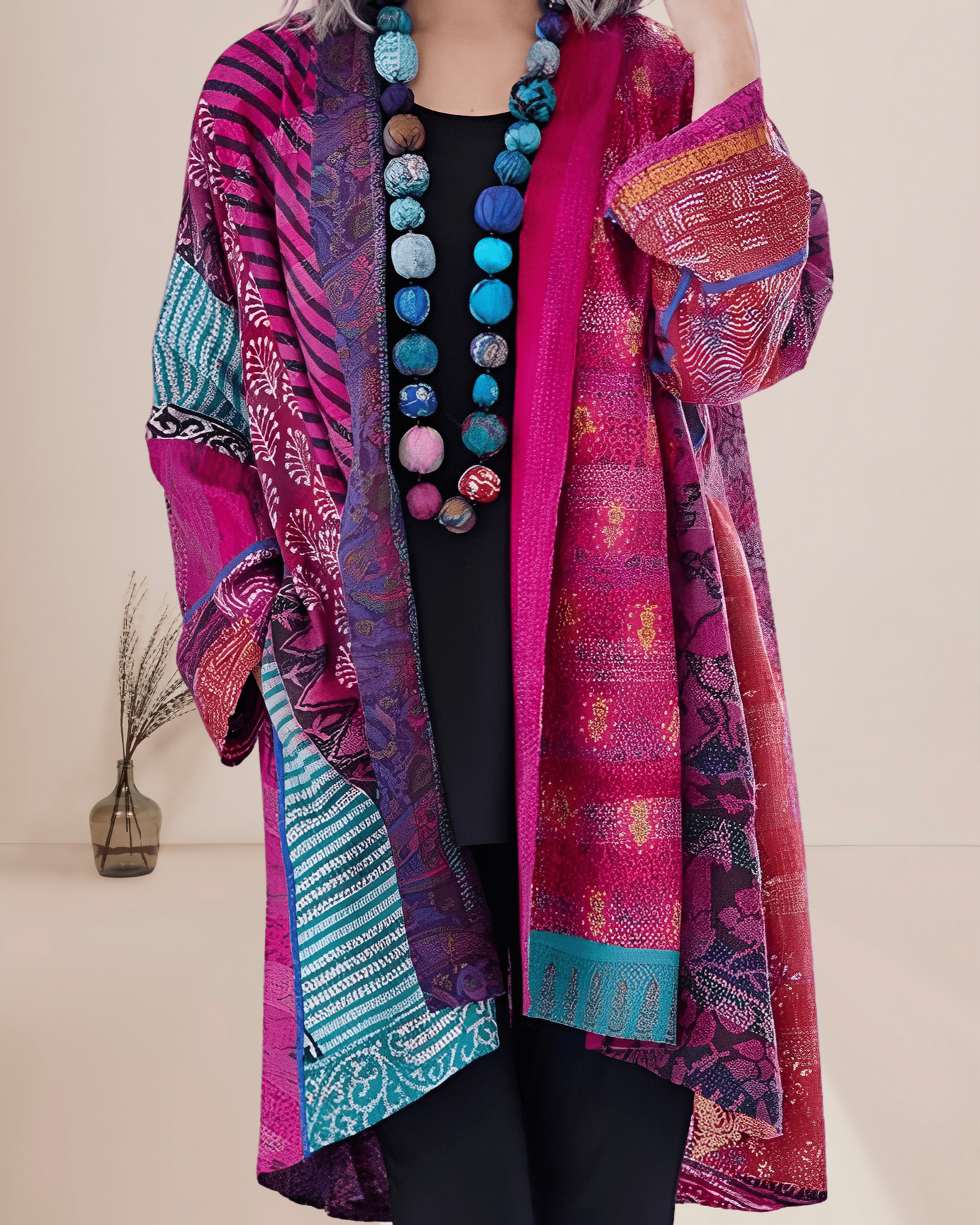 Etnisch Vest Katoen Vintage Stijl - Mode Vibes