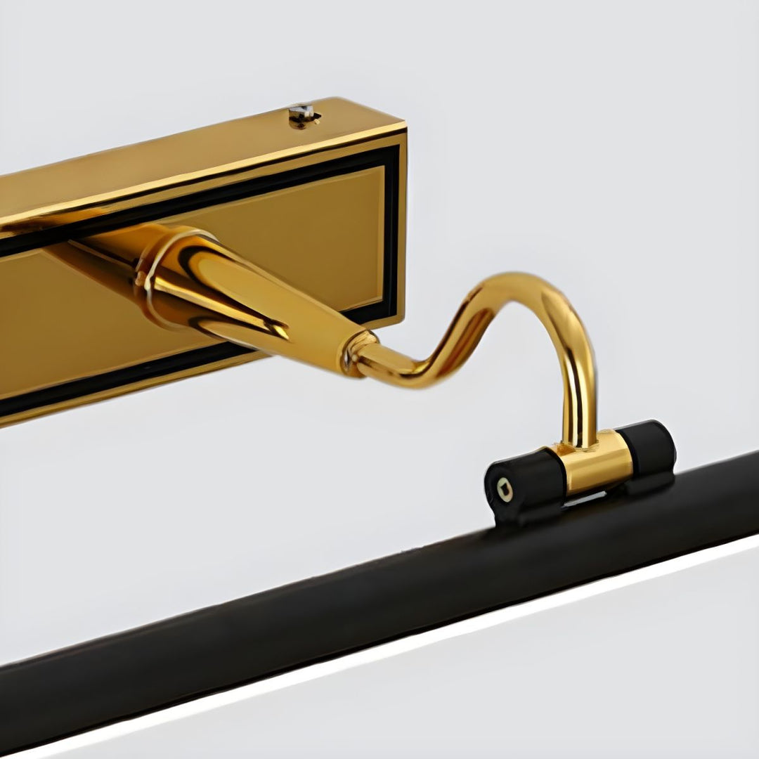 Zwart Gouden Spiegellamp Modern Design LumoGold