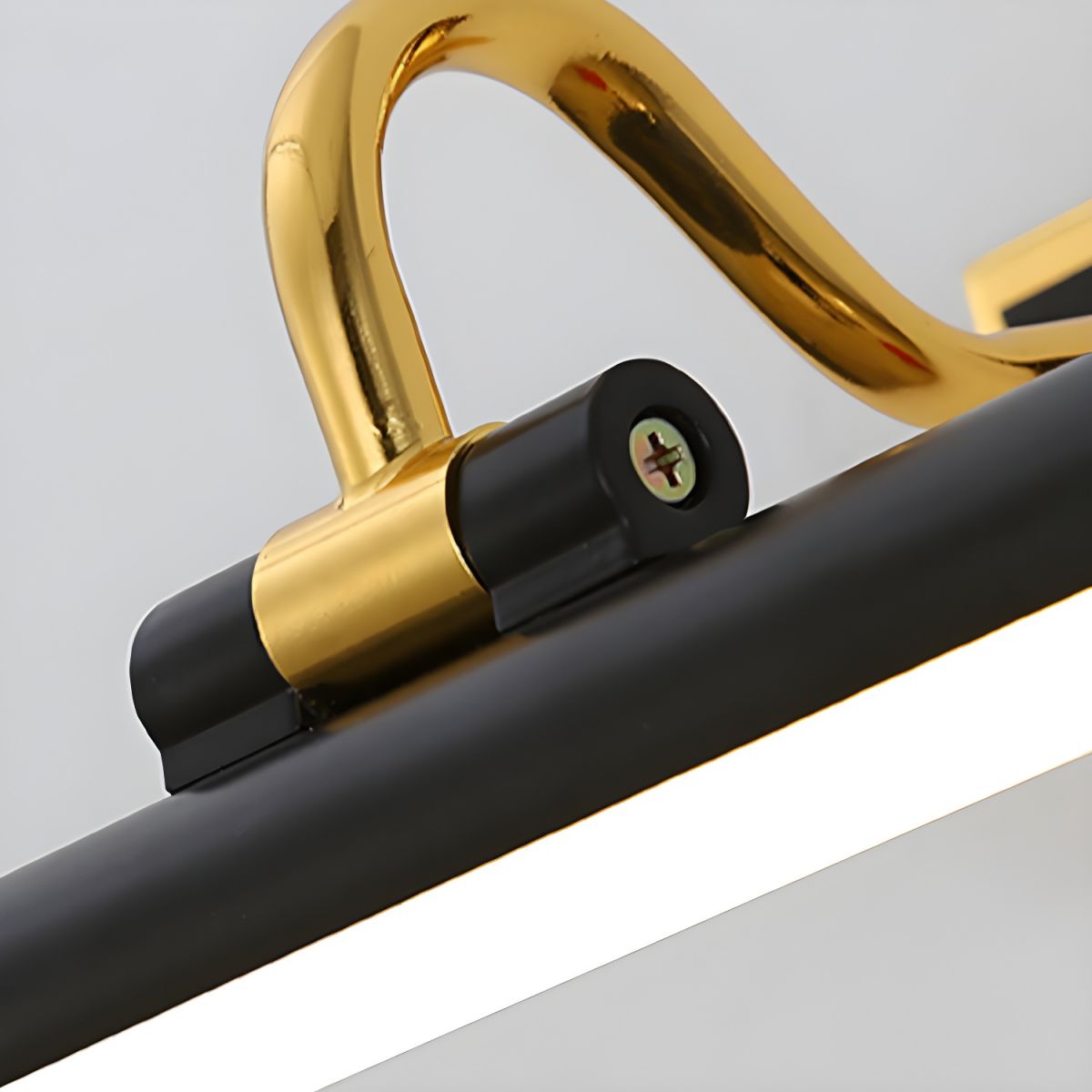Zwart Gouden Spiegellamp Modern Design LumoGold