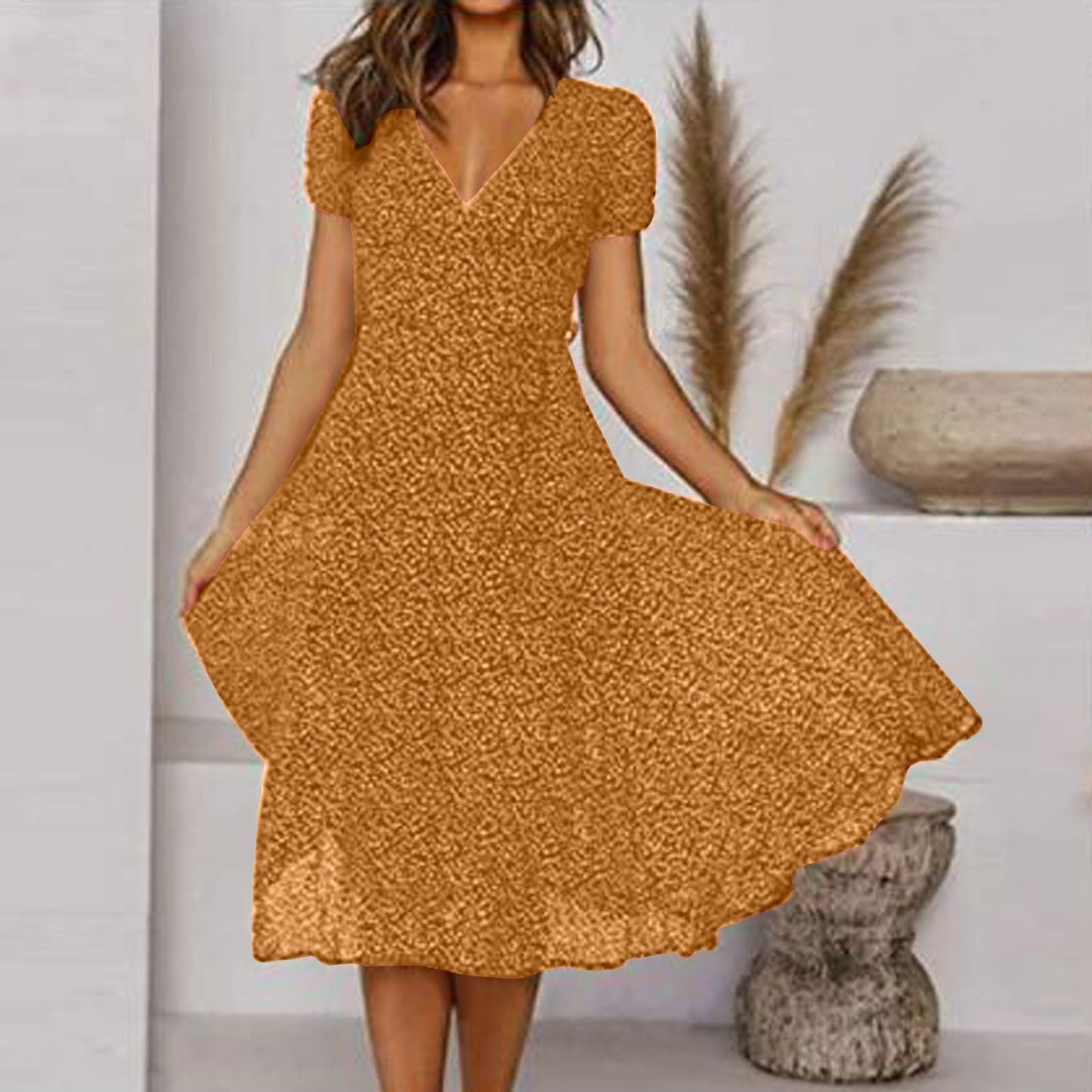 Beatrice | Abito elegante e comodo con scollo a V 2