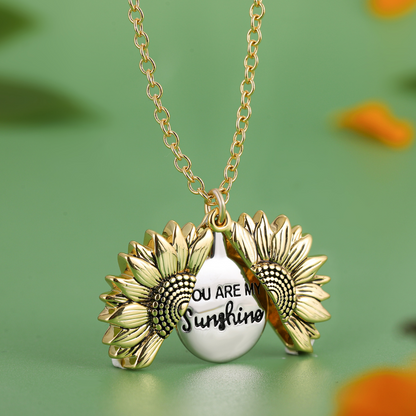 Damesketting Zon Motief Gouden Halsketting